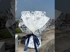 レトロフラワーアートの包装紙,新鮮な花束,人気の防水包装紙,フラワー