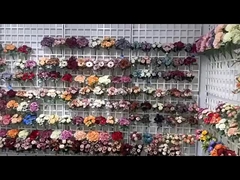 シミュレーション花 小さい百合花 跳ねるオルキデア 人工の偽花 28頭の庭の家飾り