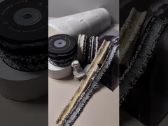 小さい香りの花の縁のある韓国の多色のリボン,毛皮と粗い縁,服飾アクセサリー