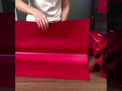 鮮やかな花の包装紙 20枚 質感も固さも良い