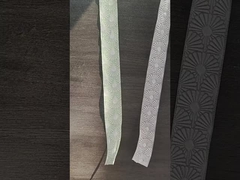 2.5cm 中国の伝統的なパターン 魚のスケールパターン リボン 花のパッケージ 記念飾りマット