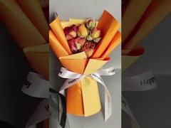 INSスタイル クリエイティブ ミニ花束 自然の赤いバラ 乾燥した花 結婚祝い ギフト 520 愛する人