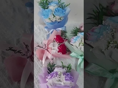 石けんの花 紅のバラ 花束 恋人のために キッシ バレンタインデー 誕生日 プレゼント 車の花束