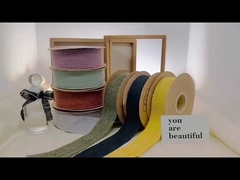 韓国の新スタイル 固い色のチェニールリボン