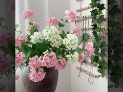 3頭の木製刺身ボールシミュレーション花 偽りの花 家飾り 柔らかい装飾 結婚式