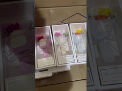 人工バラ束 石けん花 人工花 卒業記念品 プレゼント箱