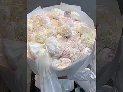 フランス パール 雪 サテン 織物 花束 DIY 弓 飾り 花材