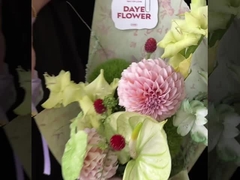 芸術的概念 オイルペイントシリーズ 花の配列 花の包装紙