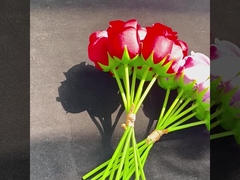 シミュレーション 7頭のローズ 卸売 帝王妃 ローズ 手持ち ローズ バンドル 家具 ホテル