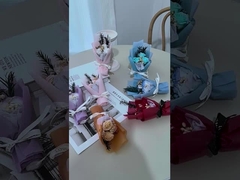 ミニ小さな花束 クリスマスとバレンタインデーのバラの石鹸フラワーギフトボックス 結婚式に合わせる