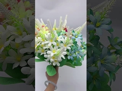 5フォーク シミュレーション 小型野生の白菜 プラスチック製の花 結婚用品 ブルーケート