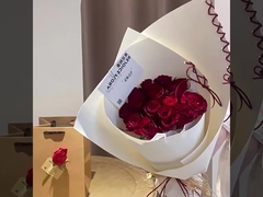 インターネット有名人 バレエ風 DIY 花柄 包装紙