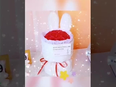 キッシ祭りの花束 母の日プレゼント 可愛いウサギの耳 人工花