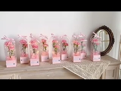 PVC透明パノラミックローズ シングル DIY 花のアレンジボックス 手持ちの灯台花のパッケージ