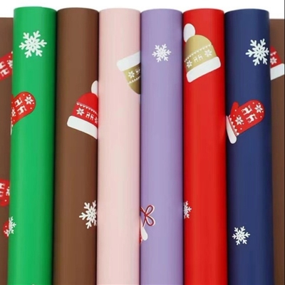 良い価格 クリスマスのギフトの花の包装紙58cm x 58cm袋の20枚のシート オンライン