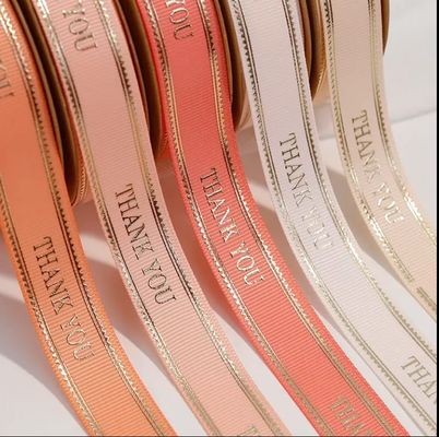 良い価格 17X17X3cm パッケージサイズ オーダーメイドパッケージ用の飾り付け金製フィルムブランドリボン オンライン