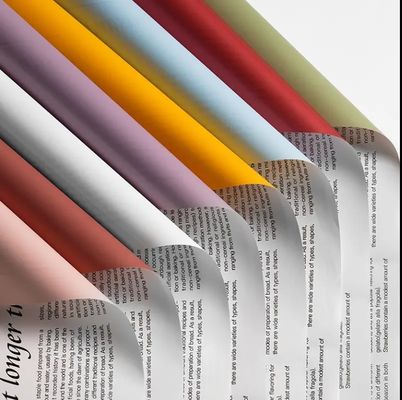 購入 DIY花屋の花束のためのカスタマイズされた柔らかいハンドフィーリングバイオシド花包紙 オンライン製造