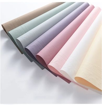 良い価格 カスタマイズ 53*53CM 鮮花用 3Dプリントしたバラ花包装紙 オンライン