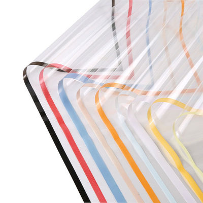 良い価格 紙包装用のカスタマイズされたカラーカラーエッジ OPP グリッターラッピングフィルム オンライン