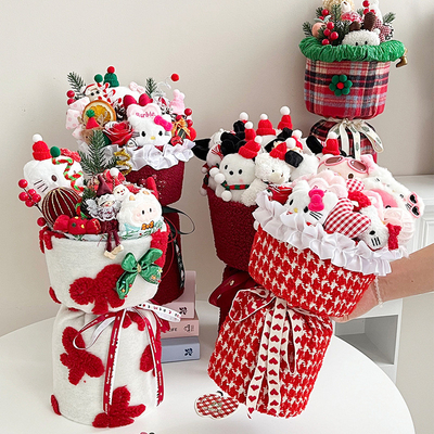 購入 クリスマス プラッシュ 布 人形 完成 ブケット クリスマス イブ ギフト 誕生日 ギフト 恋人 online manufacture