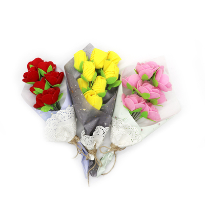 良い価格 18x33cm 織物のない 子どもの DIY ハンドメイド 花束 教師の日と母の日にぴったり オンライン