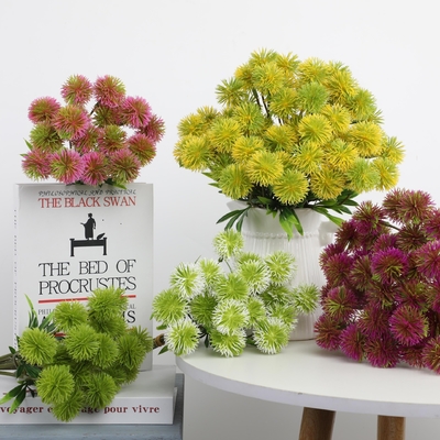 良い価格 人工 ダンデリアン 花束 10x27cm サイズ 花の飾り付けや家庭装飾に最適 オンライン