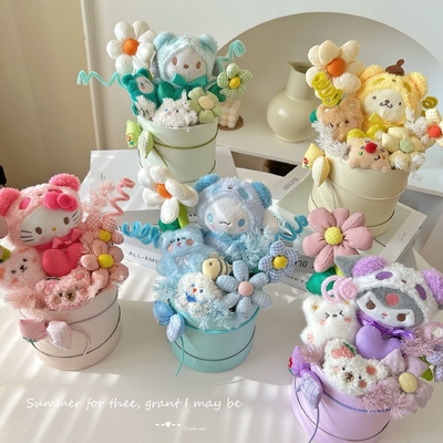 良い価格 小さな花箱 円形人形花束 完成品 恋人人形 創作 プレゼント クリスマス プレゼント 記念品 オンライン
