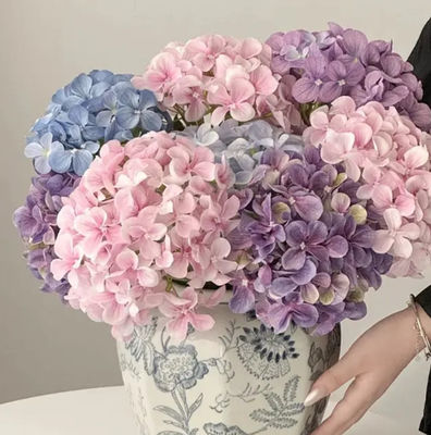 購入 家庭装飾 人工花 ホルテンジア レストラン装飾 花の飾り 結婚式 大型ホルテンジア オンライン製造