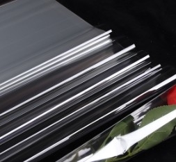購入 厚い透明な防水ガラス紙 花の包装紙 online manufacture
