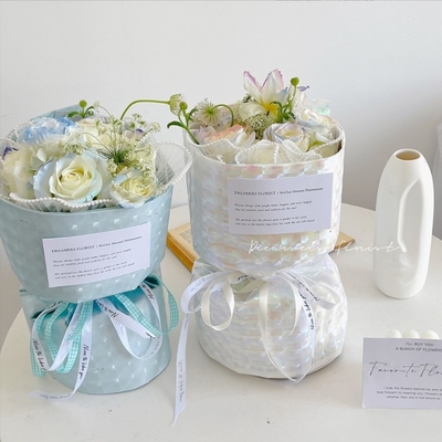 購入 アイスキューブ 猫の目マスク 鮮やかな花のアートパッケージ 花の紙 防水手造り DIY花屋の素材 卸売 online manufacture