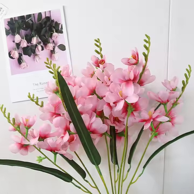 良い価格 高級の香りの雪花 人工花束 結婚式テーブル ホテル ホームデコレーション 花飾り 撮影用飾り オンライン