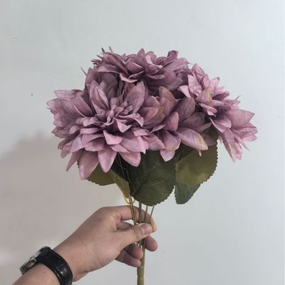 購入 ダリア糸の花 撮影道具 結婚式のテーブル装飾 オンライン製造