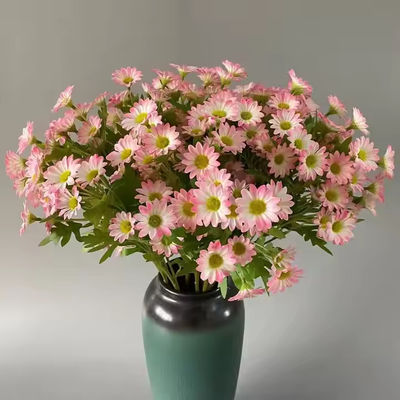 良い価格 マルガレット花 デイジー花束 シルク 人工デイジー花 バレンタイン花 婚礼飾り カモミール オンライン