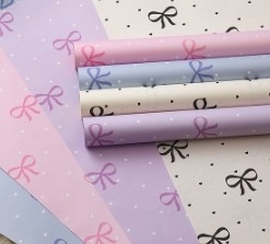 購入 ポルカ・ドット・ボー・クラフト・ペーパー ブケート・パッケージング・ペーパー online manufacture