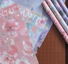 購入 高級 シチリアン オイルペイント 様式 花の包装紙 online manufacture