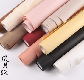 購入 風と月の花のための防水花包装紙 online manufacture