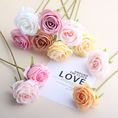 良い価格 国境を越えたシミュレーション 人工シミュレーション ローズ 単枝のローズ 花 人工花 糸花 花 家飾り 花 オンライン