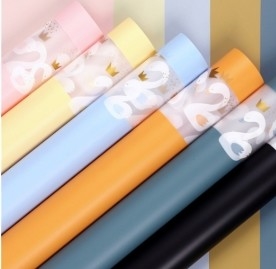 購入 防水ゼリーフィルムマット紙 スワンプリンセス ノルシャ紙 花包装紙 online manufacture