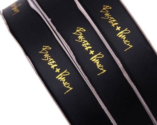 購入 6点黒色双面ポリエステルリボン 熱印印印リボン ギフトボックス 熱印印リボン online manufacture