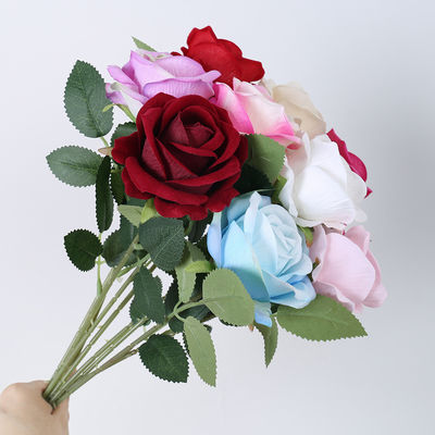 購入 人工バラ 単首の小さな真珠のバラ 家庭用写真スタジオ 写真道具 人工花 バレンタインデーベストセラー オンライン製造
