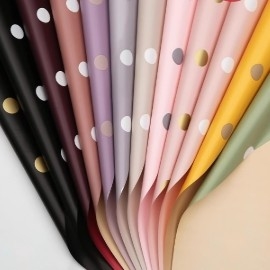 購入 ガイシヒーロー 波ドットオウヤ紙 防水 花の花 包装紙 online manufacture