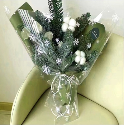 購入 クリスマス 防水雪花 セルロファンの花屋 クリスマスイブの花束 プレゼント リンゴ包装工場 卸売・直接販売 online manufacture