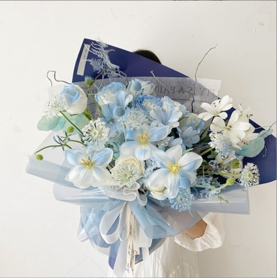 良い価格 濃縮されたゼリーフィルム,彩色の半透明セルロファン,花束,防水花包装,水晶紙の花芸包装材料 オンライン