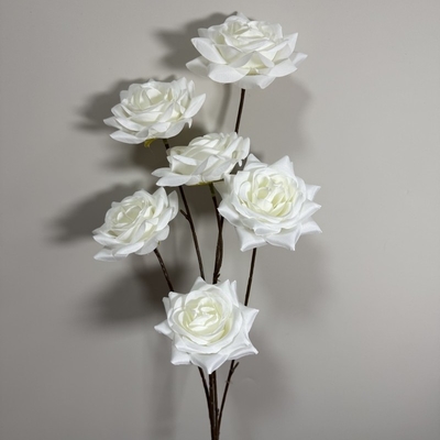 購入 偽りの花シミュレーション 花6頭 ローズ バンドル ホーム リビング 装飾 写真 道具 結婚式 結婚式 シミュレーション 花 卸売 オンライン製造