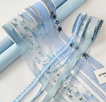 購入 人工 青い海 夢 探す シリーズ リボン 花束 包装 リボン 花飾り 素材 批量 手作り DIY オンライン製造