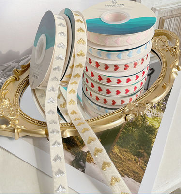 購入 高強度愛刺繍リボンブーケフラワー包装リボン韓国フローラルリボン手作りDIY素材 オンライン製造