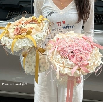 購入 フランス ロマンティック ローズ 雪梨 紙 花 美術 花 包装 紙 online manufacture