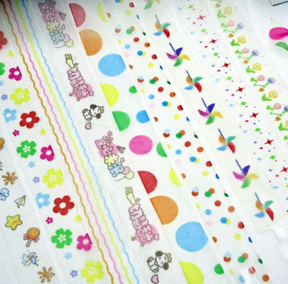 良い価格 国際児童デー 漫画 網状 リボン 熱伝送 雪 リボン ギフト ハンド リボン リボン 手作り ギフト バッグ オンライン