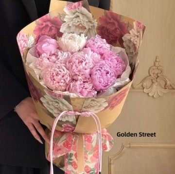 購入 グーセ・ファンフア DIY 花の配列 花の包装紙 35*50cm 30-45日 配送時間 online manufacture