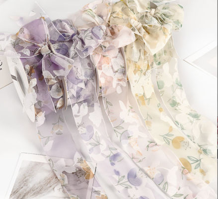 良い価格 洗えるキッシ バレンタインデーの花 ダンスのリボン 花束 花のリボン ハンドメイド ダイ 弓 飾り リボン 花のアート 白 オンライン